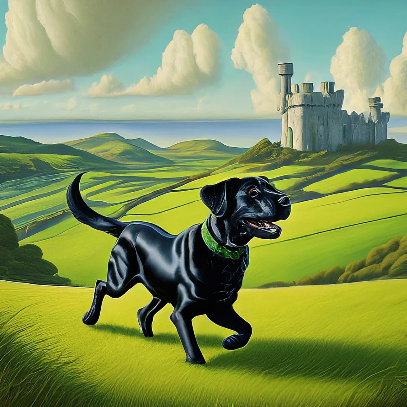 Black Lab in Ireland