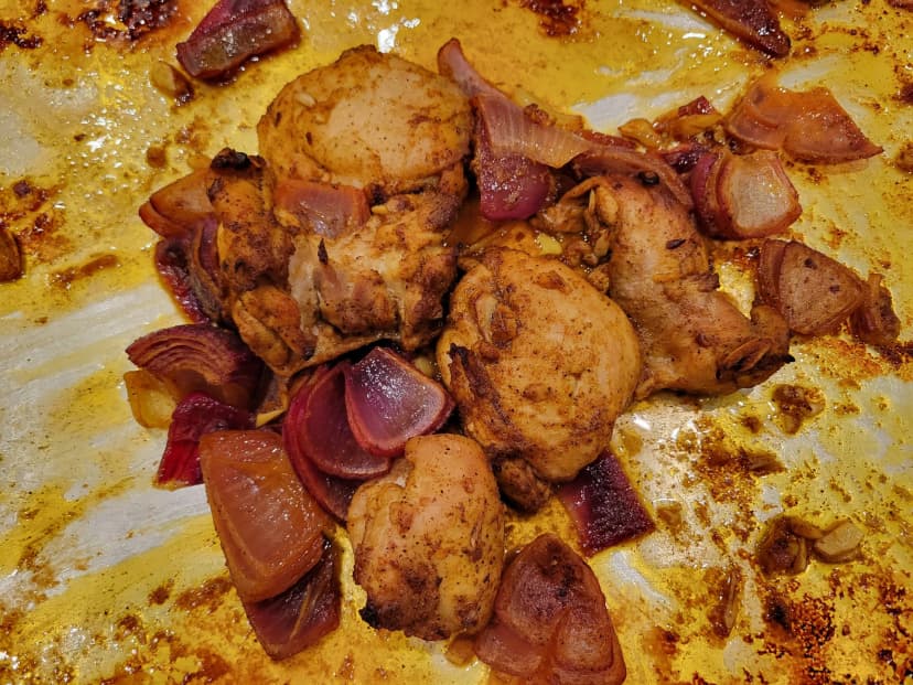 Oven-Roasted Chicken Shawarma